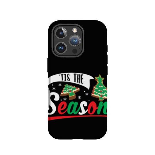 Tis The Season Christmas Cakes Retro Xmas Pajamas IPhone Cases