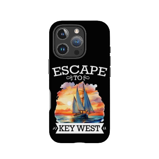 Florida ESCAPE TO KEY-WEST Sailing Outfit IPhone Cases