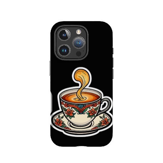 Cup Of Tea Neo Traditional IPhone Cases