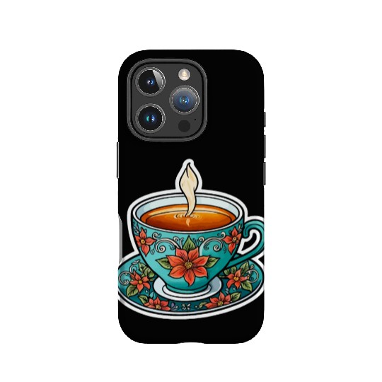 Cup Of Tea Neo Traditional IPhone Cases