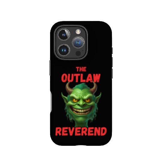 Outlaw Reverend Green Demon IPhone Cases