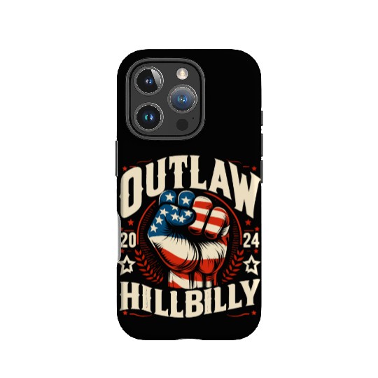 Vintage Retro US Flag Outlaw Hillbilly 2024 Trump IPhone Cases