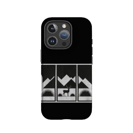 Monochrome Wilderness IPhone Cases