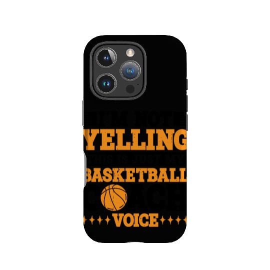 This Is Just My Basketball Coach Voice 3 IPhone Cases