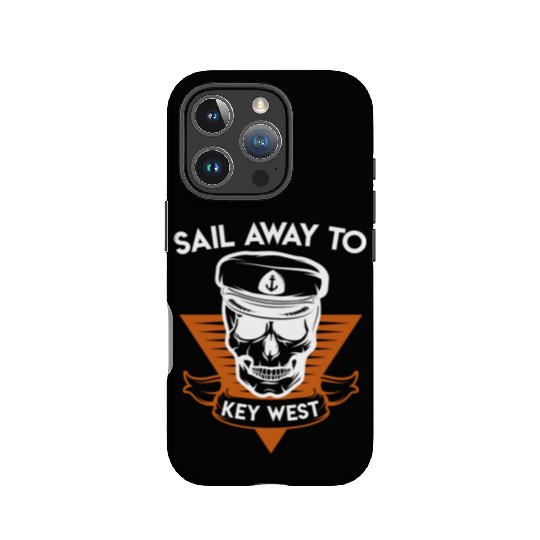 Florida Keys SAIL AWAY TO KEY-WEST Sailing Outfit IPhone Cases