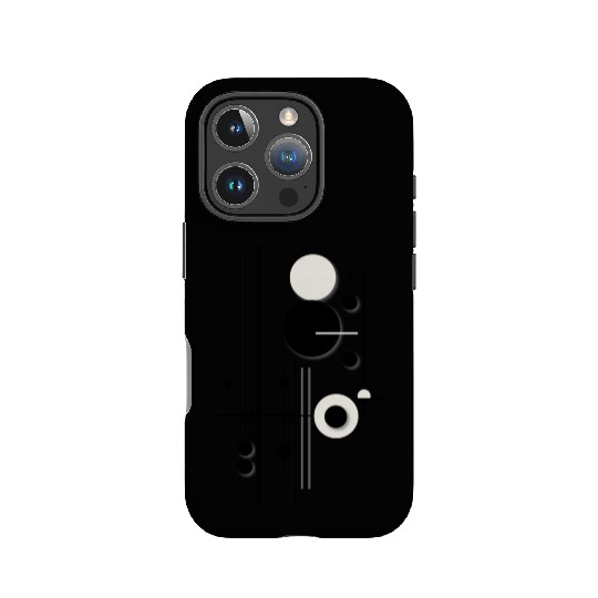 Minimalist Geometric Circle Symphony Lines IPhone Cases