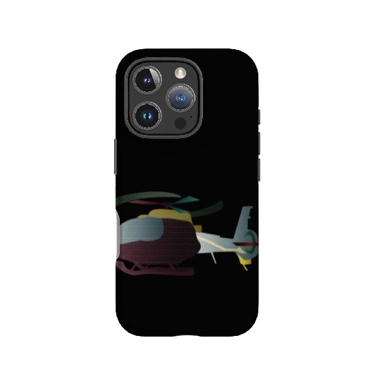 EC 130 Aircraft Graphic Illustration IPhone Cases