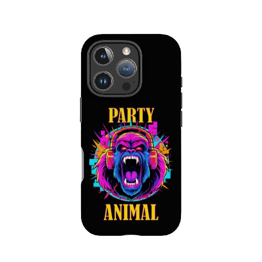 Party Animal Gorilla Style - IPhone Cases Design