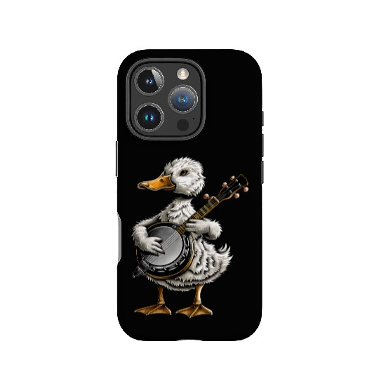 Ducks Farm Animal Farmer Bluegrass Banjo Player IPhone Cases