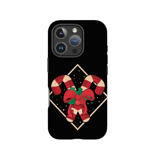 Candy Canes Christmas IPhone Cases - Holiday Christmas