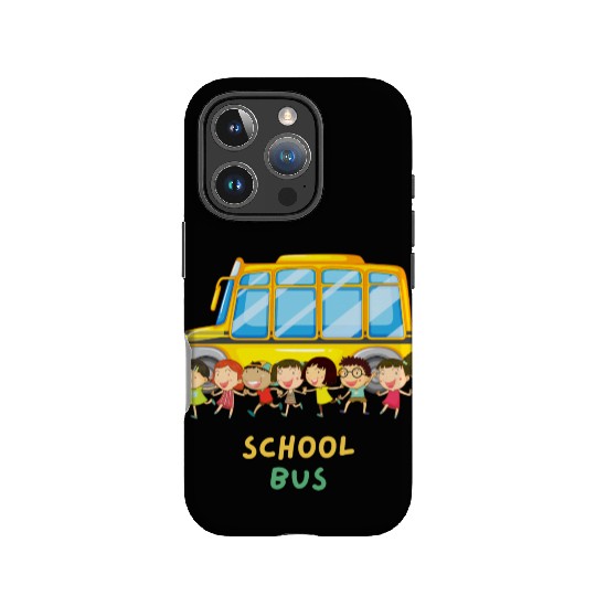 Cool School Bus Here I Come Back to School Driver IPhone Cases