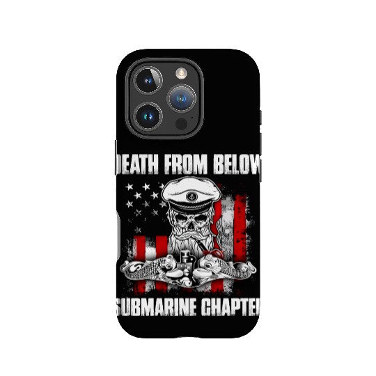 Death From Below Submarine Chapter Patriotic IPhone Cases