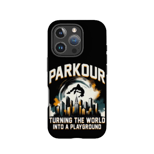 Parkour Turning the world into a playground IPhone Cases