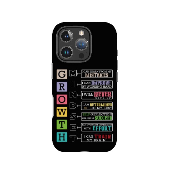 Growth Mindset Positive School Classroom Teacher IPhone Cases