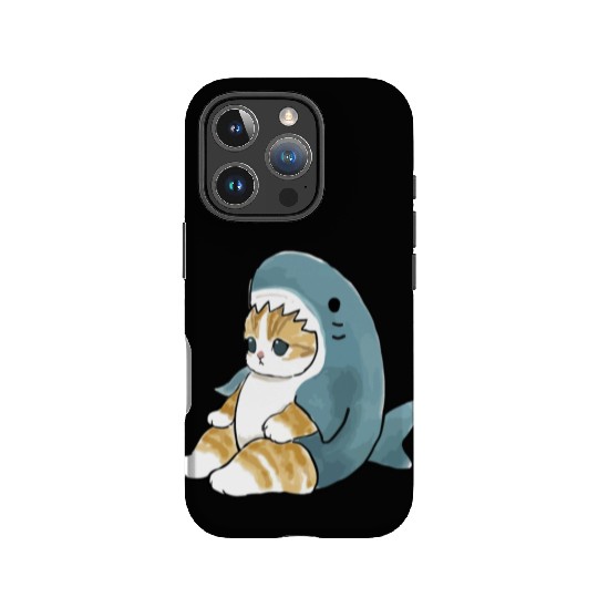 sand cat love pet cat shark IPhone Cases