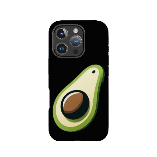 Avocado minimalist avocados design food art 5 IPhone Cases