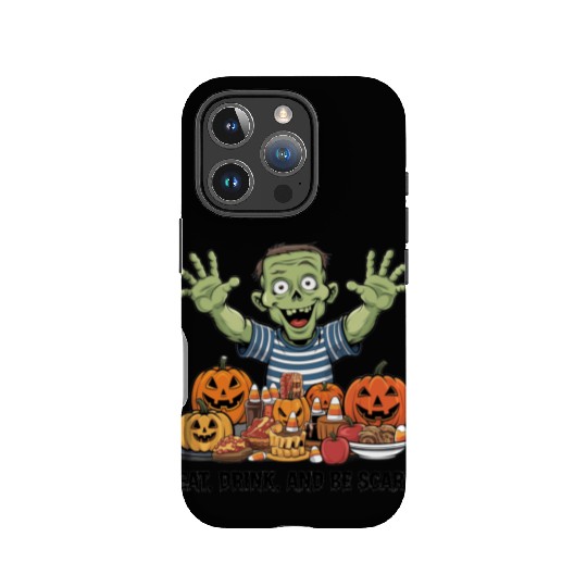 Eat, drink, and be scary IPhone Cases