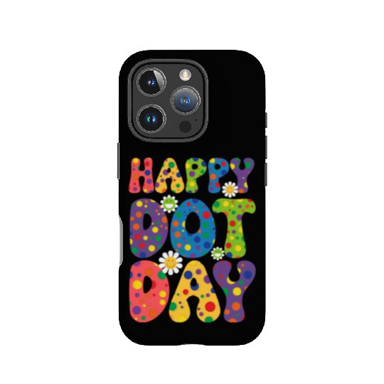 Happy Dot day september 15th for teacher kids IPhone Cases