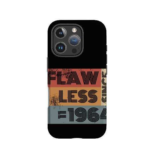 60th birthday Flawless since 11/1964 IPhone Cases