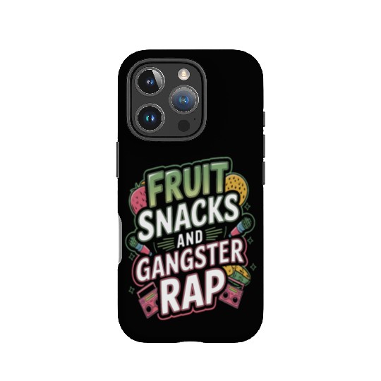 Fruit Snacks And Gangster Rap IPhone Cases