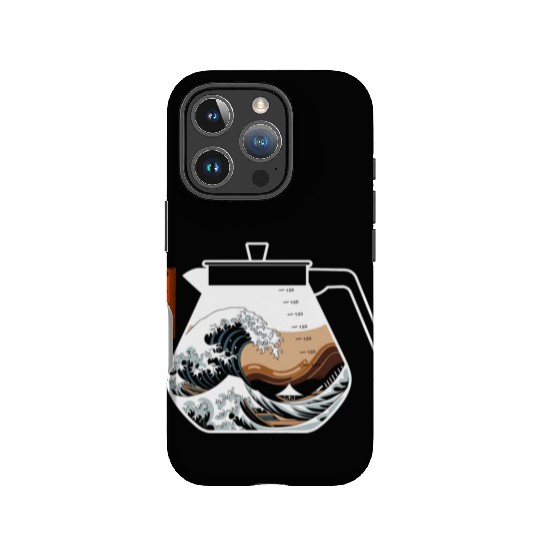 The Great Wave of Coffee Artistic Caffeine Lover IPhone Cases