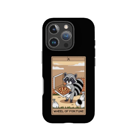 Wheel of Fortune Raccoons Tarot Card IPhone Cases