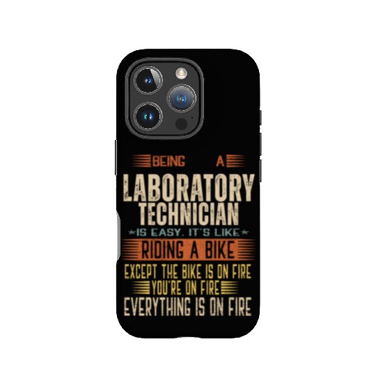 Being a Laboratory Technician is Easy. It's like R IPhone Cases