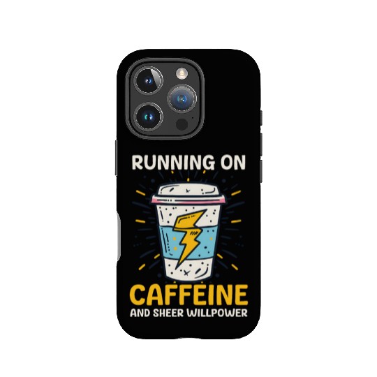 Depression Awareness Running On Caffeine Willpower IPhone Cases