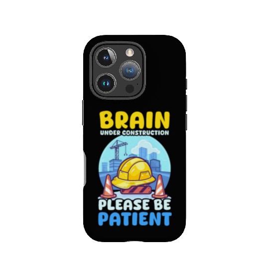 Depression Awareness Brain Under Construction IPhone Cases