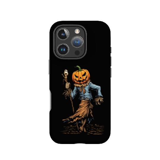 Spooky Halloween Scarecrow IPhone Cases