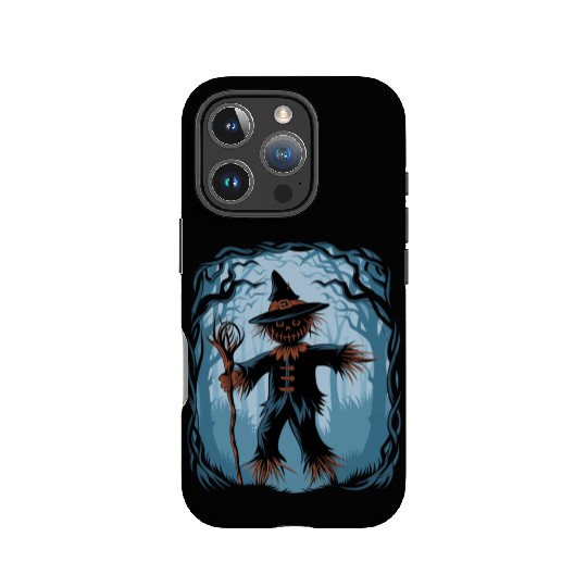 Spooky Halloween Scarecrow IPhone Cases