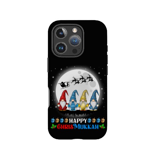 Happy Chrismukkah Gnomes Christmas Hanukkah IPhone Cases
