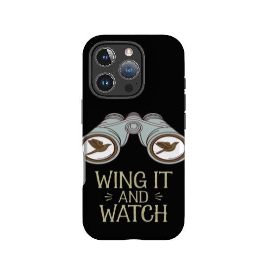 Wing It and Watch Birdwatching Nature Adventure IPhone Cases