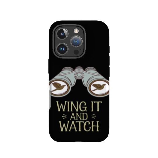 Wing It and Watch Birdwatching Nature Adventure IPhone Cases