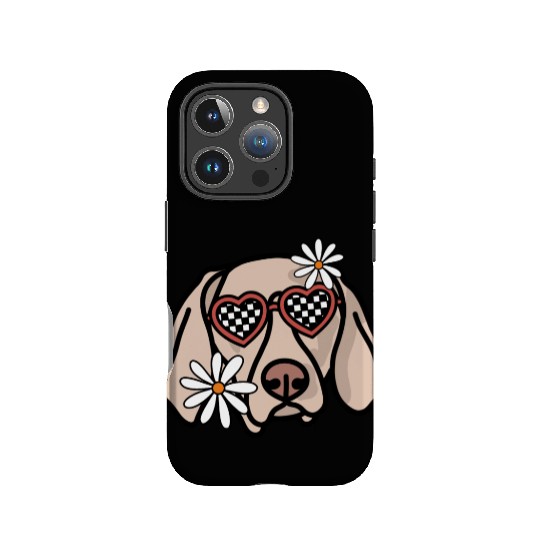 Weimaraner Retro Dog IPhone Cases
