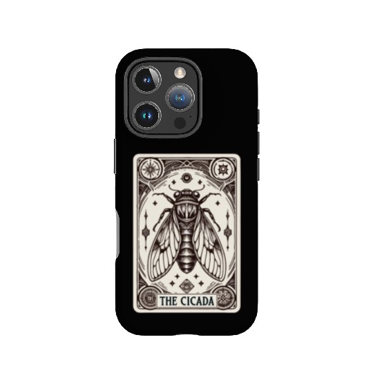 Cicada Tarot Card Brood Emergence IPhone Cases
