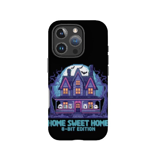 8 Bit Haunted House 01 IPhone Cases