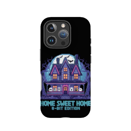8 Bit Haunted House 01 IPhone Cases