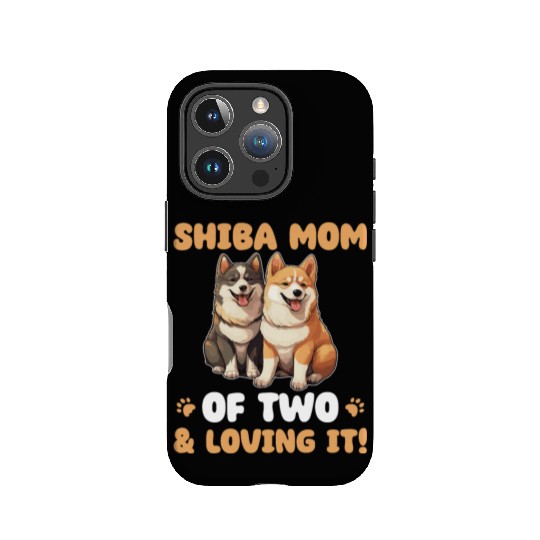 Shiba Inu Shiba Mom Of Two IPhone Cases