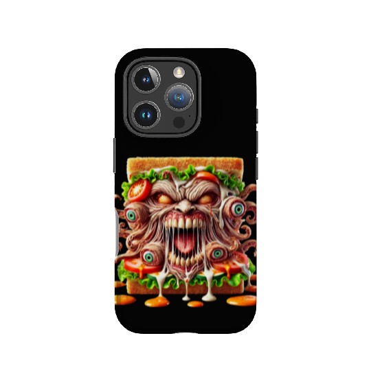Terrifying Monster Sandwich IPhone Cases