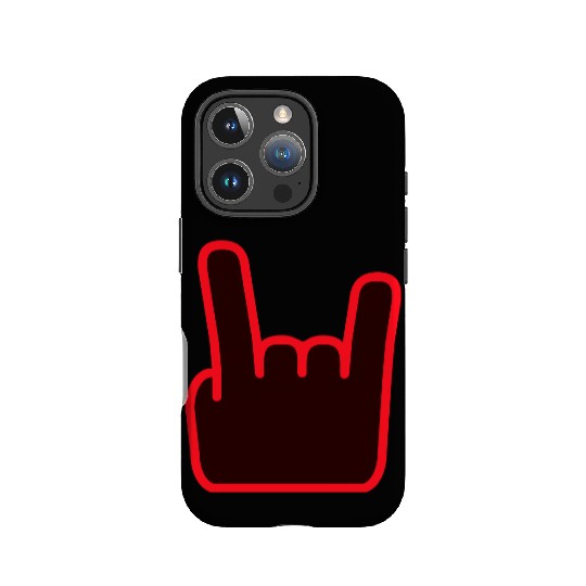 Heavy Metal Fun Hard Rock Music Horns Hand Gesture IPhone Cases