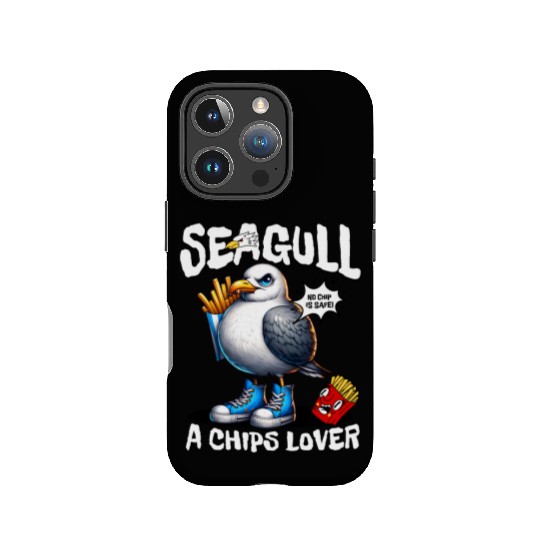 Seagull The Potato Chips Lover Funny Sea Bird IPhone Cases