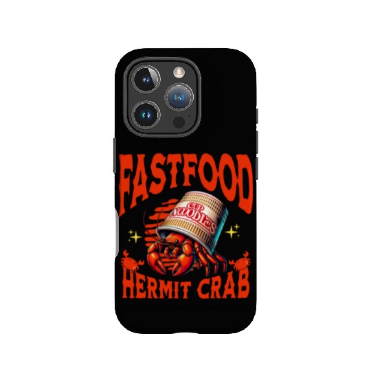 Cute Hermit Crab Instant Noodles Lover IPhone Cases