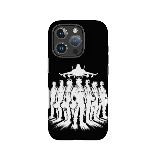 Air Force Pilots Cool Airplane Portrait IPhone Cases