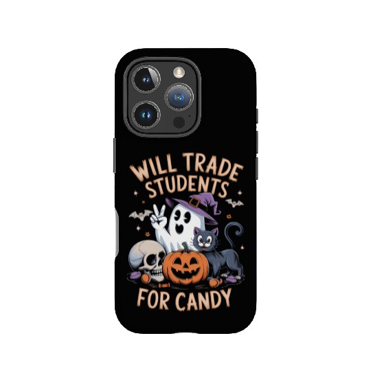 Cute Halloween Black Cat Pumpkin Ghost Humor IPhone Cases