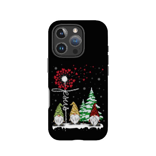 Gnomes Jesus Dandelion Christmas Tree IPhone Cases