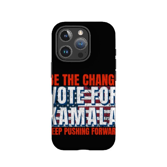 Be the Change - Vote for KamalaHarris. US Election IPhone Cases