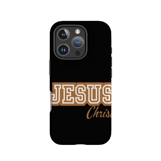 Letterman Tan Jesus IPhone Cases