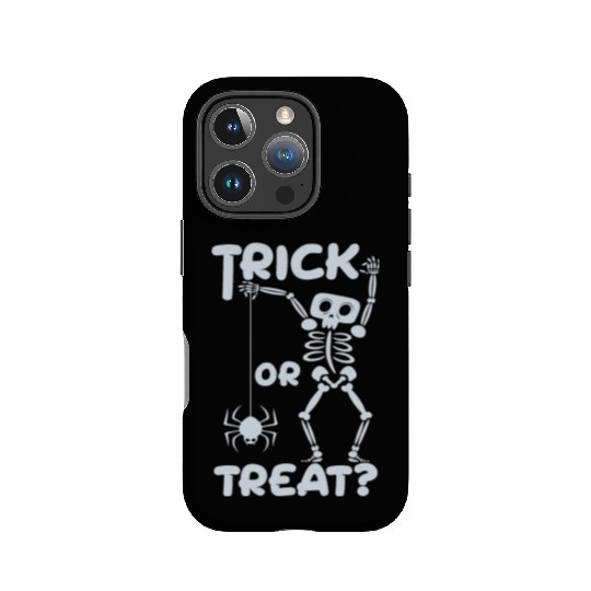 Trick Or Treat Halloween Ghost Funny Skeleton Danc IPhone Cases