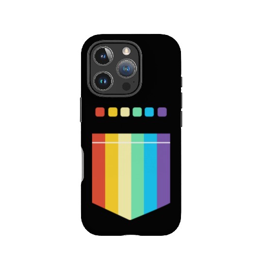 LGBT Rainbow Flag Pocket Design | For Women Men IPhone Cases